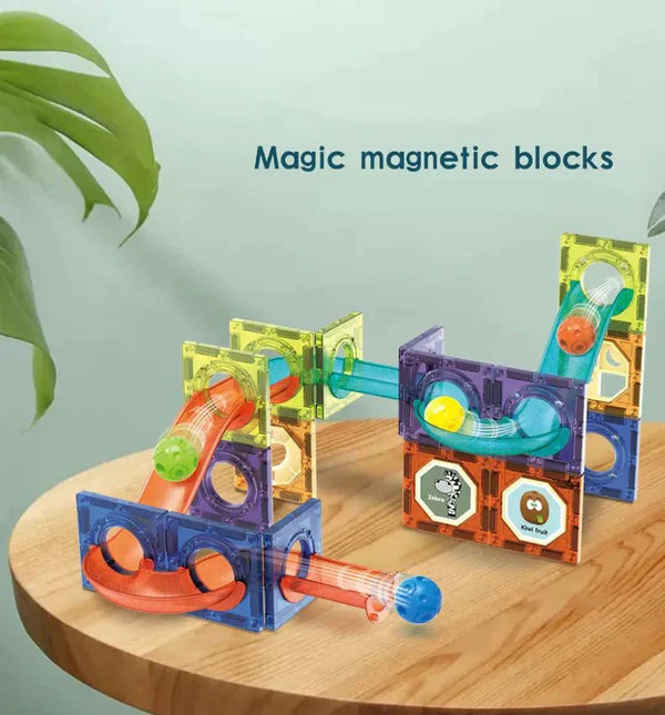 DIY Magnetic Pipe Maze Building Set