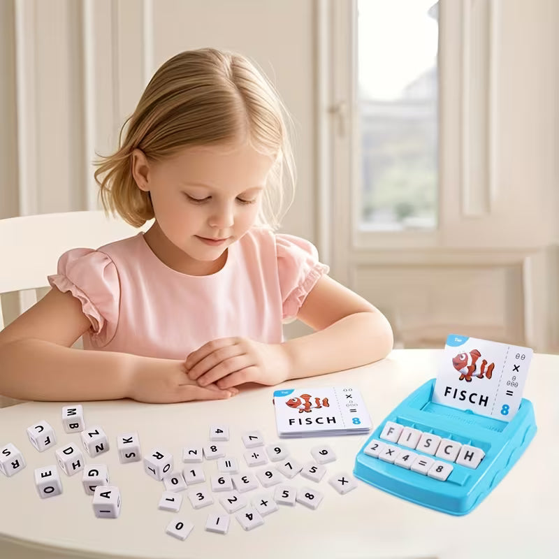 EduSmart - 2-in-1 Spelling & Math Learning Machine